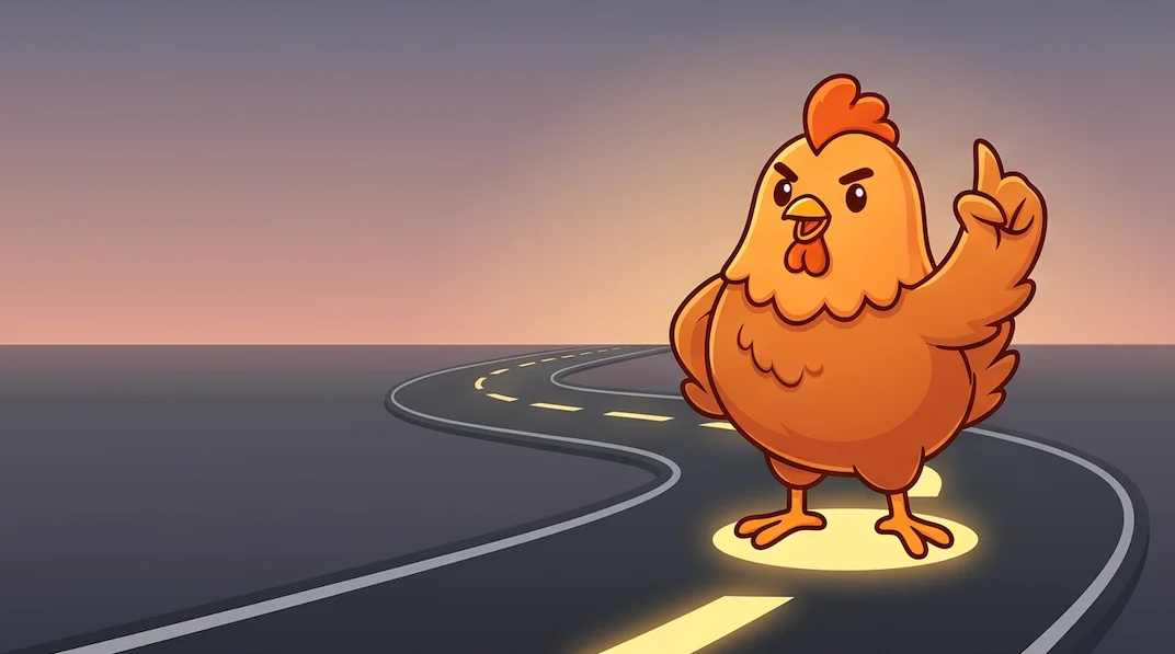 Chicken Road Spielszene